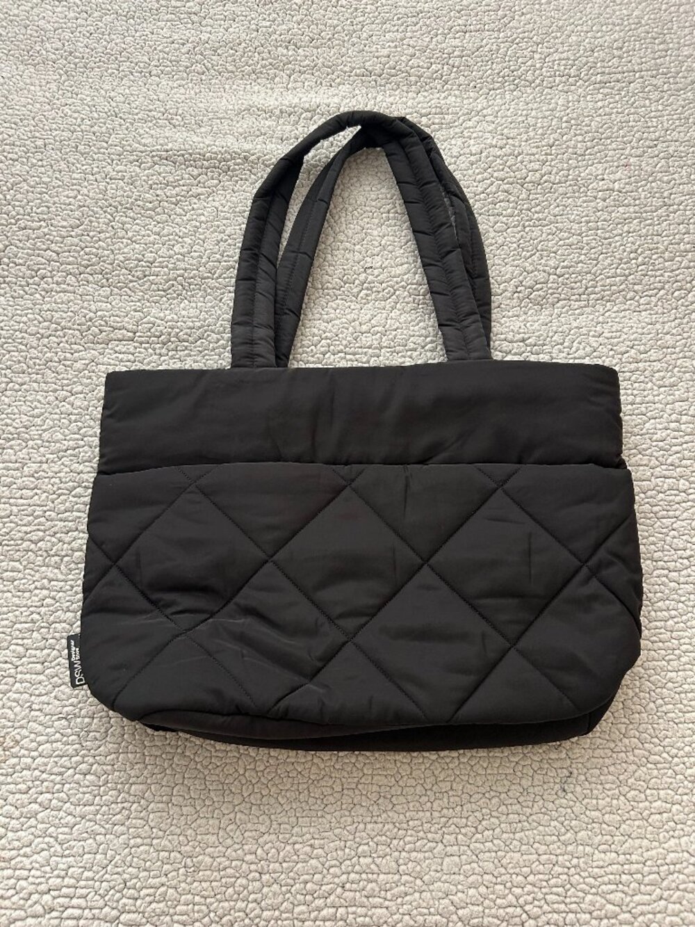 DSW -- black nylon tote bag
